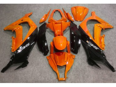 16-19 Naranja Brillante & Negro ZX10R Carenados Moto