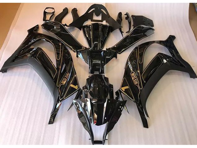 16-19 Negro & Oro ZX10R Carenados Moto