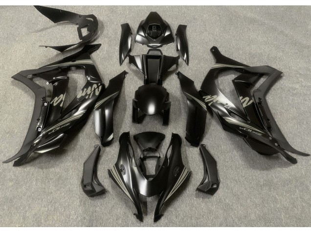 16-19 Negro Satinado & Gris ZX10R Carenados Moto 16-19 Negro Satinado & Gris ZX10R Carenados Moto