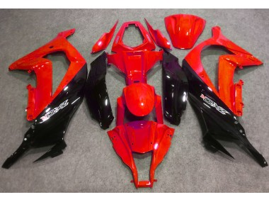16-19 Rojo Brillante & Negro ZX10R Carenados Moto