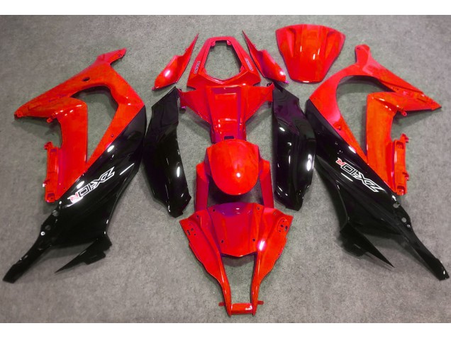 16-19 Rojo Brillante & Negro ZX10R Carenados Moto 16-19 Rojo Brillante & Negro ZX10R Carenados Moto