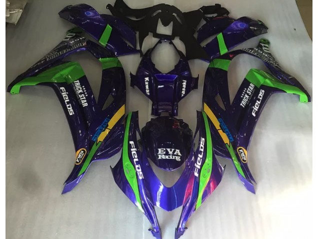 16-19 Verde Púrpura & Brillo ZX10R Carenados Moto 16-19 Verde Púrpura & Brillo ZX10R Carenados Moto