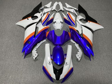 17-21 Azul Profundo & Naranja R6 Carenados Moto