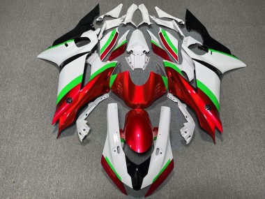 17-21 Brillo Rojo & Verde R6 Carenados Moto