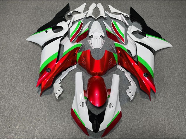 17-21 Brillo Rojo & Verde R6 Carenados Moto