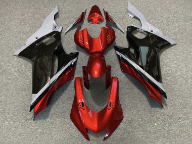 17-21 Cemento Negro & Rojo R6 Carenados Moto