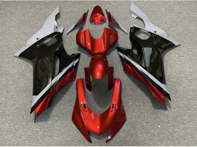 17-21 Cemento Negro & Rojo R6 Carenados Moto 17-21 Cemento Negro & Rojo R6 Carenados Moto
