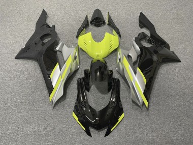 17-21 Negro Con Amarillo Floro R6 Carenados Moto