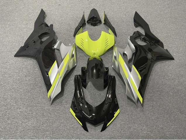 17-21 Negro Con Amarillo Floro R6 Carenados Moto 17-21 Negro Con Amarillo Floro R6 Carenados Moto