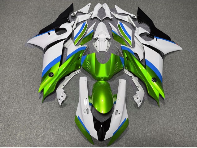17-21 Verde Brillante & Azul Claro R6 Carenados Moto 17-21 Verde Brillante & Azul Claro R6 Carenados Moto