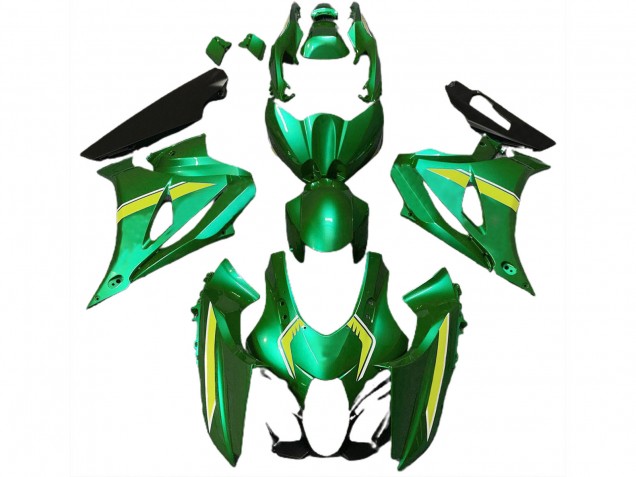 17-23 Estilo Común Verde GSXR 1000 Carenados Moto