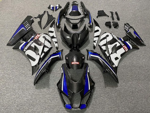 17-23 Fibra De Carbono Estilo & Azul GSXR 1000 Carenados Moto 17-23 Fibra De Carbono Estilo & Azul GSXR 1000 Carenados Moto
