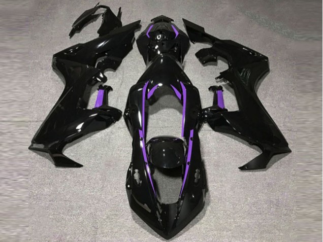17-23 Forro Negro Brillante & Morado CBR1000RR Carenados Moto 17-23 Forro Negro Brillante & Morado CBR1000RR Carenados Moto