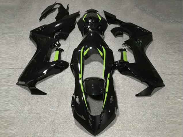 17-23 Forro Negro Brillante & Verde Lima CBR1000RR Carenados Moto 17-23 Forro Negro Brillante & Verde Lima CBR1000RR Carenados Moto