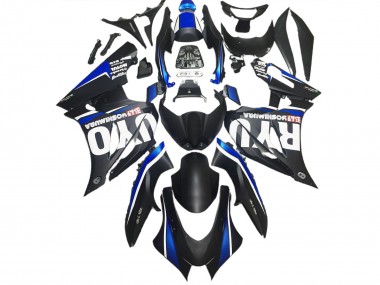 17-23 Negro Mate & Azul GSXR 1000 Carenados Moto