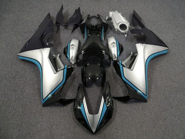 17-23 Plata & Negro & Azul Claro CBR1000RR Carenados Moto