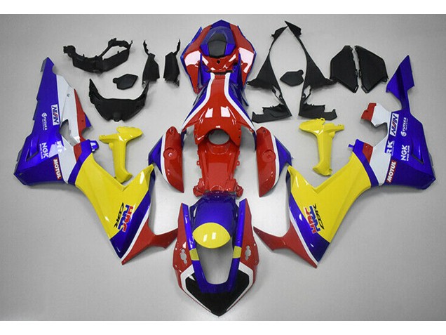 17-23 Rojo Azul & Amarillo HRC CBR1000RR Carenados Moto 17-23 Rojo Azul & Amarillo HRC CBR1000RR Carenados Moto