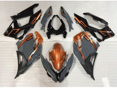 18-23 Nardo Gris & Naranja Ninja 400 Carenados Moto