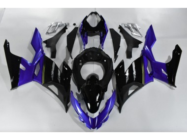 18-23 Púrpura & Negro Ninja 400 Carenados Moto