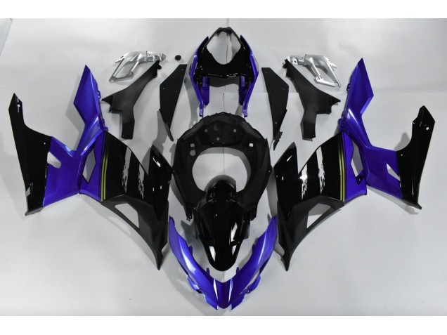 18-23 Púrpura & Negro Ninja 400 Carenados Moto