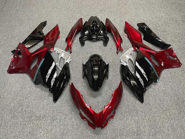 18-23 Rojo & Negro Ninja 400 Carenados Moto 18-23 Rojo & Negro Ninja 400 Carenados Moto