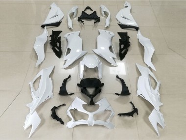19-23 Blanco Brillante ZX6R Carenados Moto