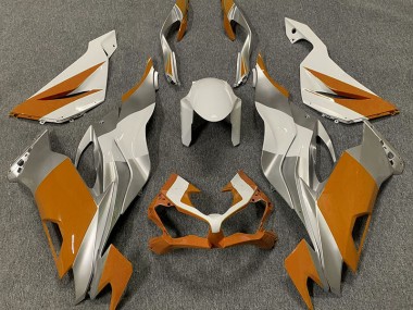 19-23 Naranja Blanco & Plata ZX6R Carenados Moto