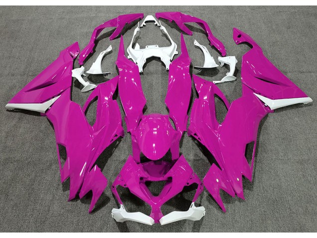 19-23 Rosa Brillante & Blanco ZX6R Carenados Moto 19-23 Rosa Brillante & Blanco ZX6R Carenados Moto