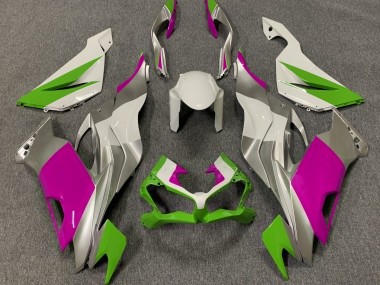 19-23 Verde Brillo Rosa & Plata ZX6R Carenados Moto