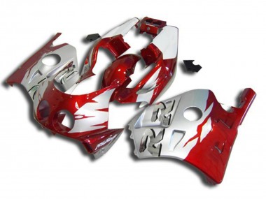 90-98 Plata Rojo & Blanco CBR250RR Carenados Moto