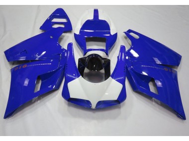 93-05 Azul Brillante & Blanco Ducati 996 748 916 998 Carenados Moto