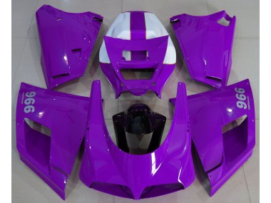 93-05 Púrpura Brillante Ducati 996 748 916 998 Carenados Moto