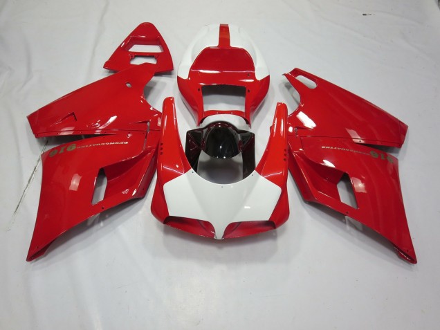 93-05 Rojo & Blanco Ducati 996 748 916 998 Carenados Moto 93-05 Rojo & Blanco Ducati 996 748 916 998 Carenados Moto