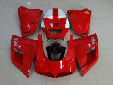 93-05 Rojo Brillante Ducati 996 748 916 998 Carenados Moto