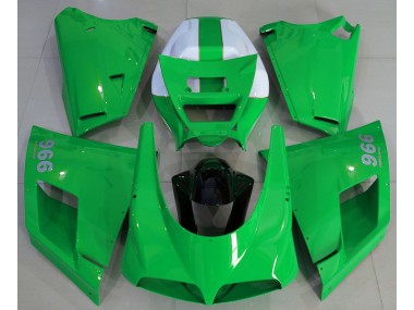 93-05 Verde Brillante Ducati 996 748 916 998 Carenados Moto