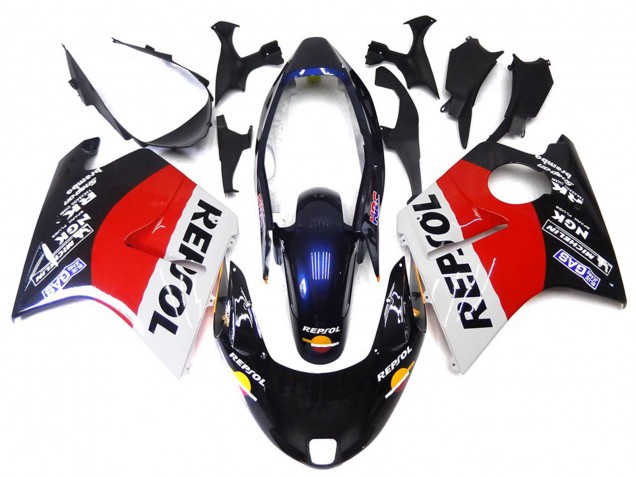 96-07 Rojo Blanco & Negro Repsol CBR1100XX Carenados Moto