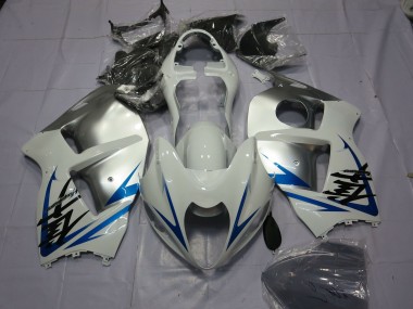 97-07 Azul Blanco & Plata GSXR 1300 Carenados Moto