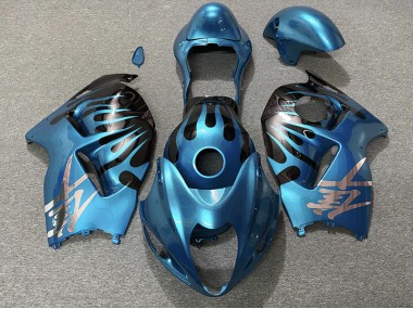 97-07 Azul Cielo & Negro GSXR 1300 Carenados Moto
