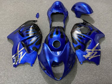 97-07 Azul Profundo & Negro GSXR 1300 Carenados Moto