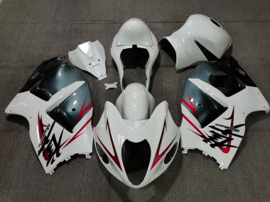 97-07 Blanco Azul Claro & Rojo GSXR 1300 Carenados Moto