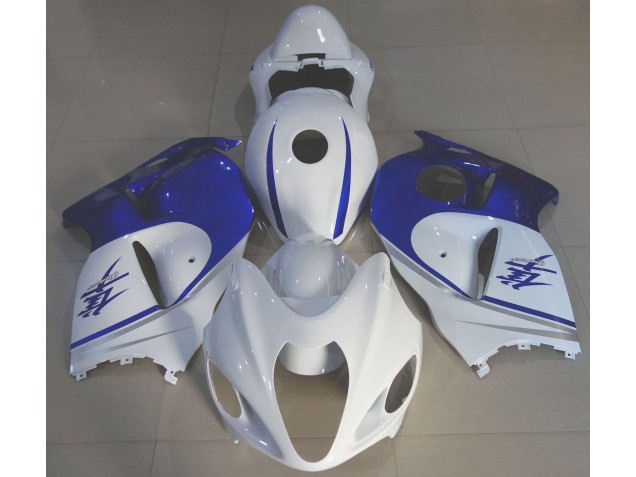 97-07 Blanco Brillante & Azul Intenso GSXR 1300 Carenados Moto 97-07 Blanco Brillante & Azul Intenso GSXR 1300 Carenados Moto