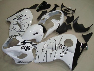 97-07 Blanco Con Verde GSXR 1300 Carenados Moto