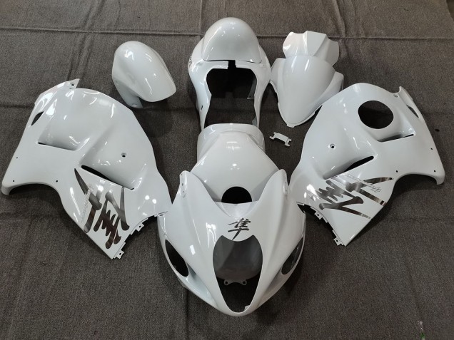 97-07 Estilo Blanco Brillante OEM Con Calcomanías Plateadas GSXR 1300 Carenados Moto 97-07 Estilo Blanco Brillante OEM Con Calcomanías Plateadas GSXR 1300 Carenados Moto
