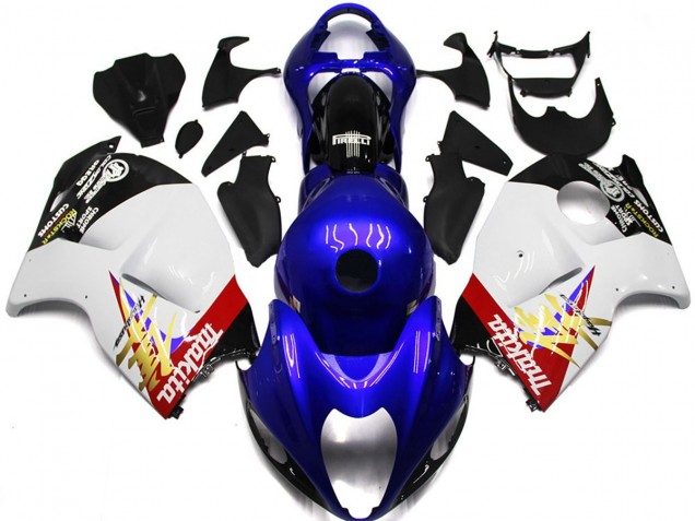 97-07 Logotipo Personalizado Azul & Blanco GSXR 1300 Carenados Moto 97-07 Logotipo Personalizado Azul & Blanco GSXR 1300 Carenados Moto