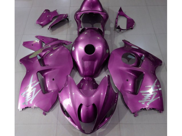 97-07 Logotipo Rosa Brillante & Plateado GSXR 1300 Carenados Moto 97-07 Logotipo Rosa Brillante & Plateado GSXR 1300 Carenados Moto
