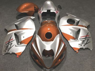 97-07 Naranja Brillante & Plata GSXR 1300 Carenados Moto