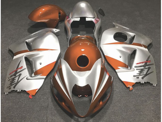 97-07 Naranja Brillante & Plata GSXR 1300 Carenados Moto 97-07 Naranja Brillante & Plata GSXR 1300 Carenados Moto