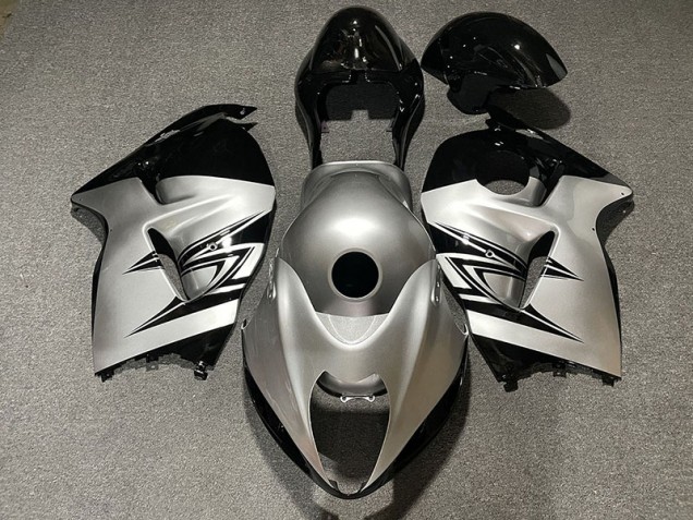 97-07 Plata & Negro GSXR 1300 Carenados Moto 97-07 Plata & Negro GSXR 1300 Carenados Moto