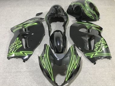 97-07 Rayo Negro & Verde GSXR 1300 Carenados Moto