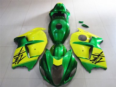 97-07 Verde & Amarillo GSXR 1300 Carenados Moto
